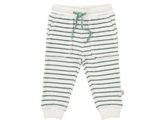 Petit Piao sweatpants green striped